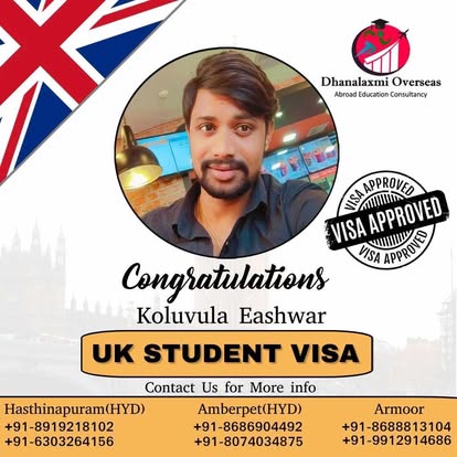 Koluvula Eashwar — UK visa approved