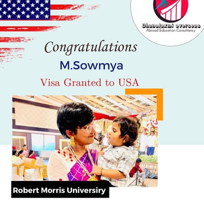 M. Sowmya — USA visa approved
