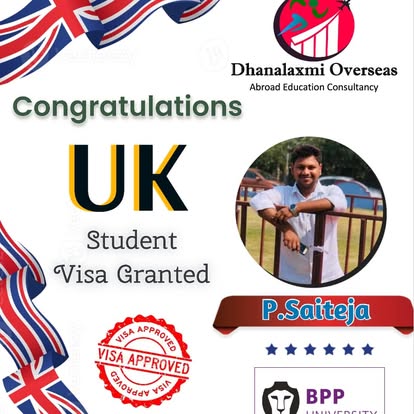 P. Saiteja — UK visa approved