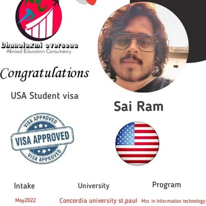 Sai Ram — USA visa approved