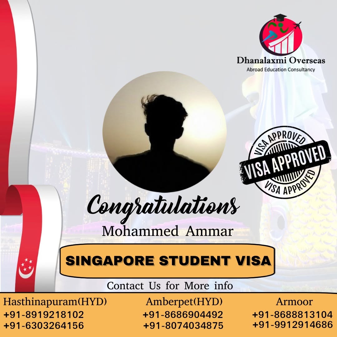 Mohammed Ammar — Singapore visa approved