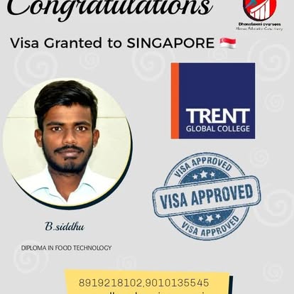 B. Siddhu — Singapore visa approved