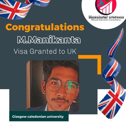 M. Manikanta — UK visa approved