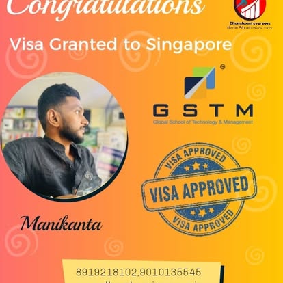 Manikanta — Singapore visa approved