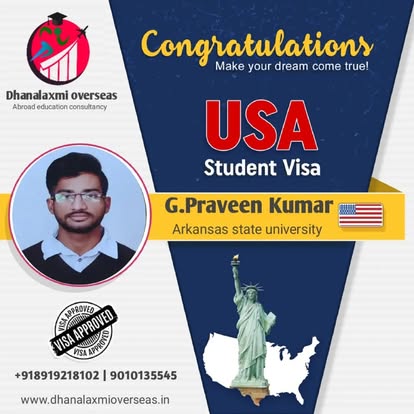 G. Praveen Kumar — USA visa approved