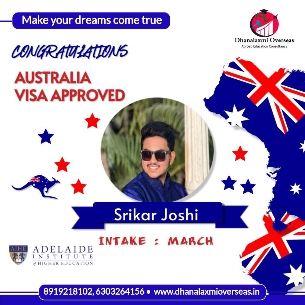 Srikar Joshi — Australia visa approved