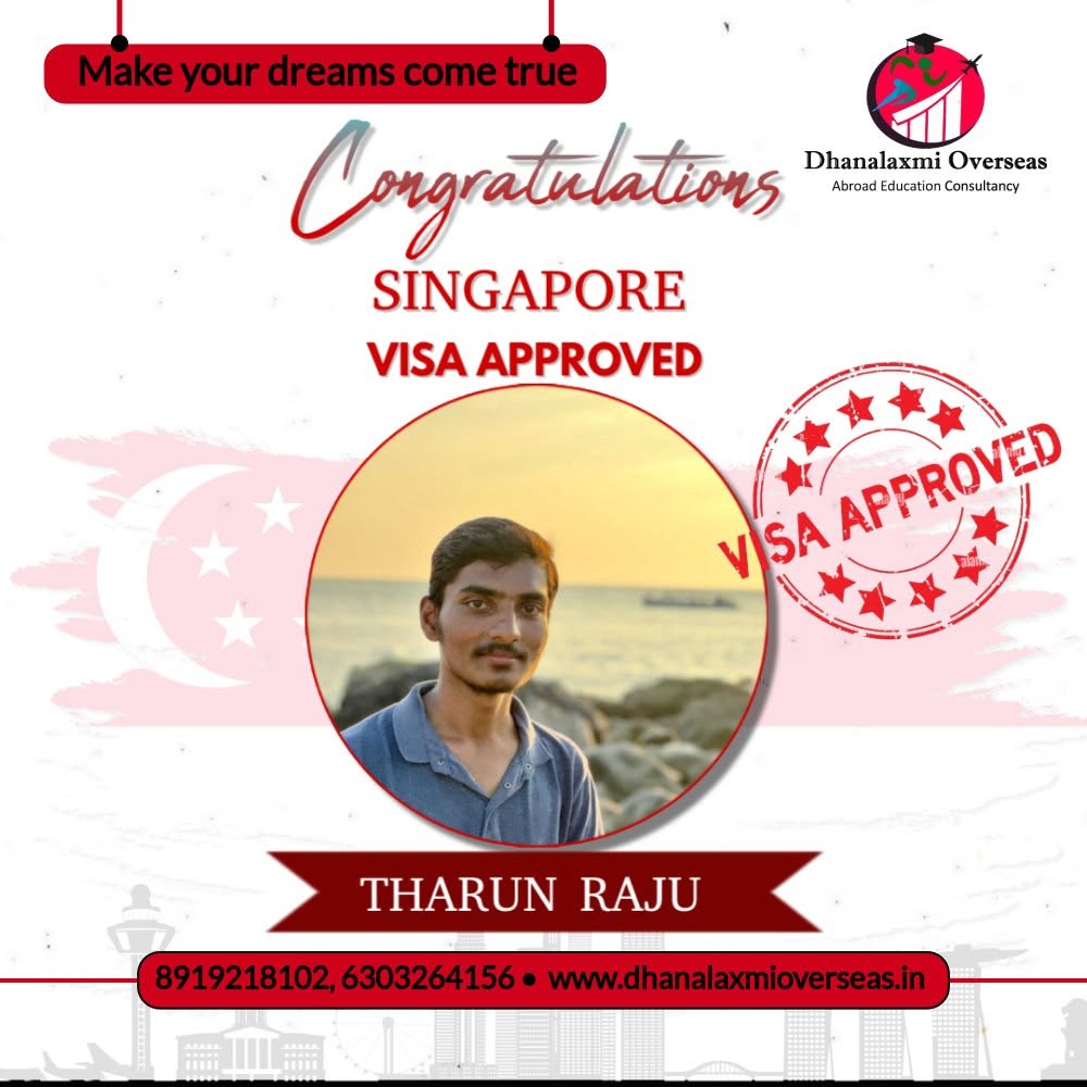 Tharun Raju — Singapore visa approved