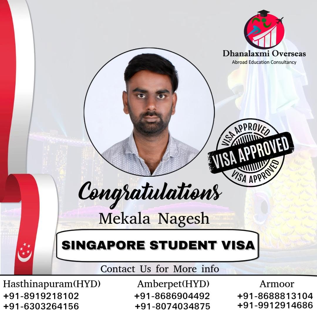 Mekala Nagesh — Singapore visa approved