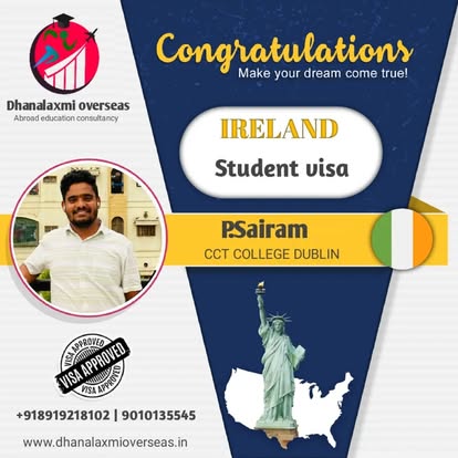 P. Sairam — Ireland visa approved