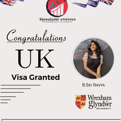 B. Sri Navya — UK visa approved