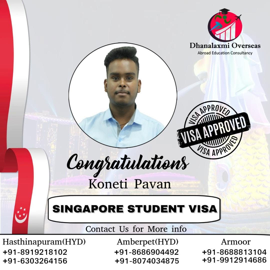 Koneti Pavan — Singapore visa approved
