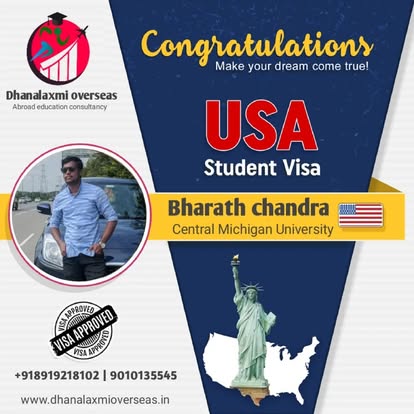 Bharath Chandra — USA visa approved