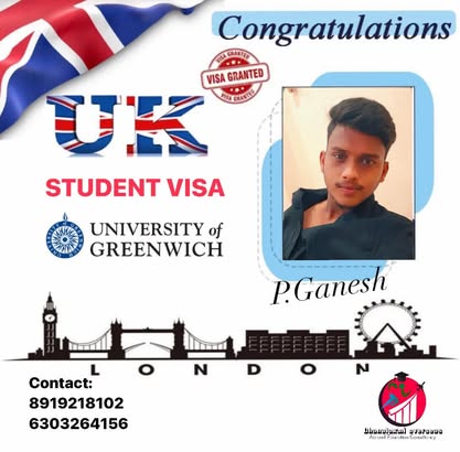 P. Ganesh — UK visa approved