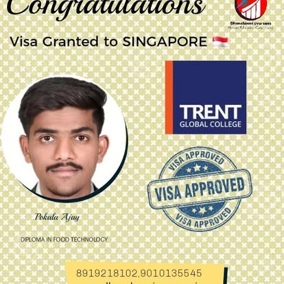 Pokala Ajay — Singapore visa approved