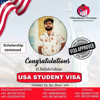 D. Balakrishna — USA visa approved