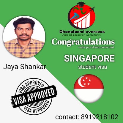 Jaya Shankar — Singapore visa approved