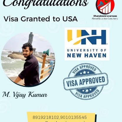 M. Vijay Kumar — USA visa approved