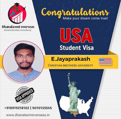 E. Jayaprakash — USA visa approved