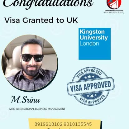 M. Srinu — UK visa approved
