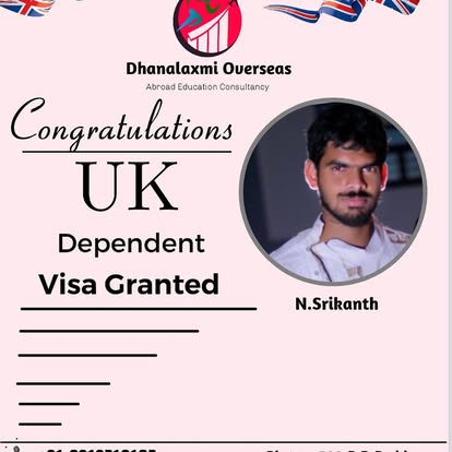 N. Srikanth — UK visa approved