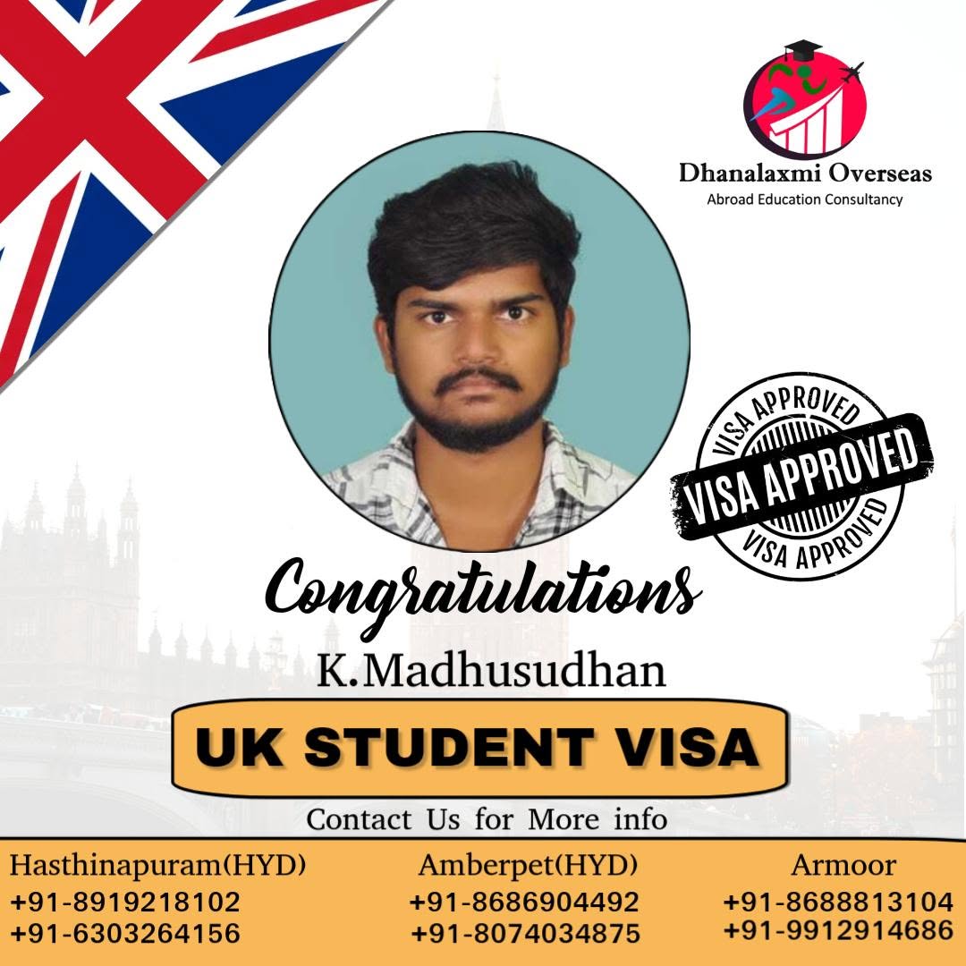 K. Madhusudhan — UK visa approved