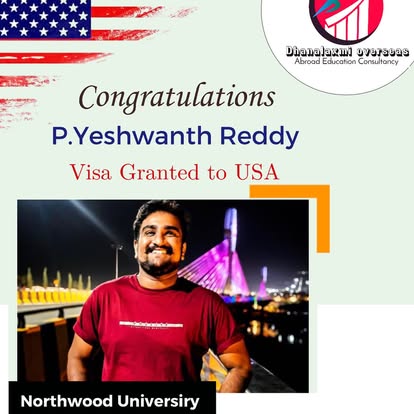 P. Yeshwanth Reddy — USA visa approved