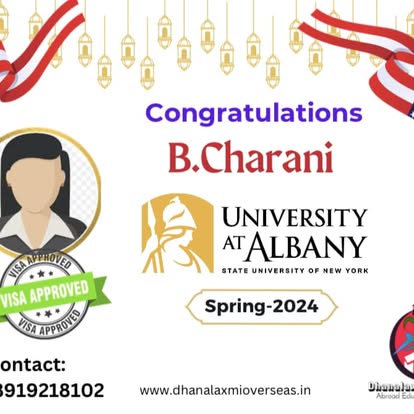 B. Charani — USA visa approved