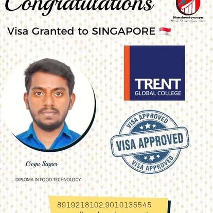 Gogu Sagar — Singapore visa approved