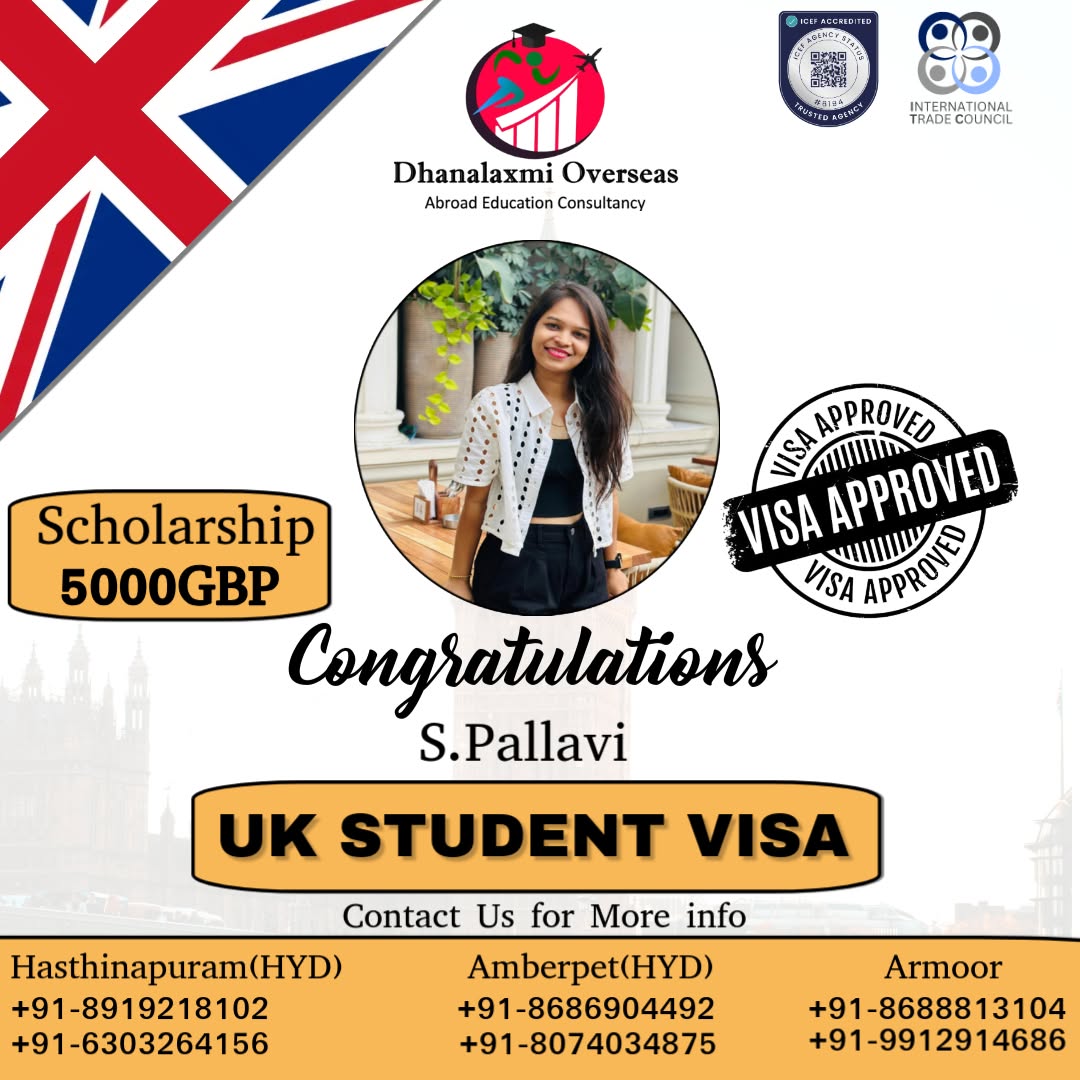 S. Pallavi — UK visa approved