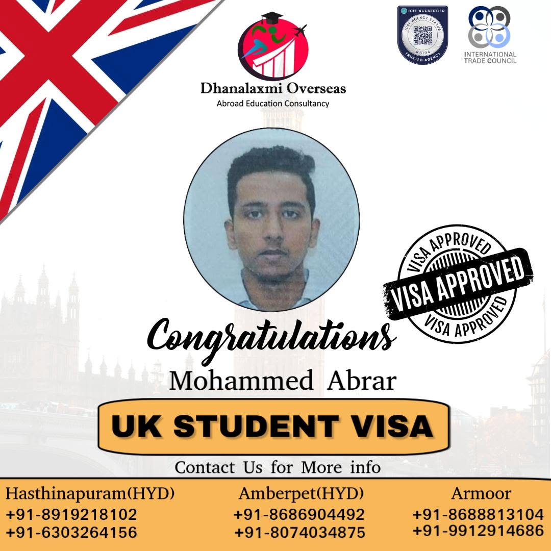 Mohammed Abrar — UK visa approved