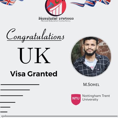 M. Sohel — UK visa approved